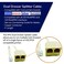 APG Printer Interface Cable CDD1D2EP Dual Drawer Splitter Cable RJ12 Male Splitter Cable Cash Drawers with MultiPRO Interface Compatible with Epson Printers