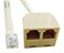 APG Printer Interface Cable CDD1D2EP Dual Drawer Splitter Cable RJ12 Male Splitter Cable Cash Drawers with MultiPRO Interface Compatible with Epson Printers