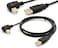 BSHTU 15M USB to Printer Adapter Cables 90 Degree USB 20 A Male to B Left Angle Plug Converter Lead 480Mbps High Speed Adaptor Scanner Extension Cord Left