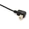 BSHTU Printer Extension Cable USB 20 B Adapter Male to Female Connections 90 Degree Socket Right Angled Scanner Cord with Screw Panel Mount 05m