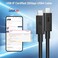 Cable Matters USBIF Certified 20 Gbps USB C Cable USB4 Cable 6ft Supports Up to 4K120Hz Video 100W Charging 20Gbps Data Transfer Black