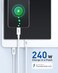 Cable Matters USBIF Certified 240W USB C Cable 66ft Up to 240W Charging 480Mbps No Video Support USBC Charger CableUSBC Charging Cord for MacBookiPad ProXPSSurface Pro White