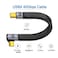 chenyang USB C USB4 40Gbps 240W 100W 8K Flat Slim FPC Data Cable Right Angled for Laptop Phone 13cm