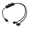 coolerguys 3pin or 4pin Fan OnOff Toggle Cable Adapter for USB or 3pin Power Source USB A to Dual Fan