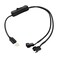 coolerguys 3pin or 4pin Fan OnOff Toggle Cable Adapter for USB or 3pin Power Source USB A to Dual Fan