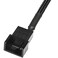 CRJ Electronics CRJ 5V USB PC Fan Power Adapter Cable 24inch 60cm Black Sleeved Silent Fan Speed Adapter for 3Pin 4Pin Computer Cooling Fans