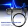 Cuifati Bracelet Watch Charger 1 Meter Long Wristband Charger Portable USB Charging Cable Rubber TPE Soft Wire USB Charger Adapter for Smart Bracelet 4 1m328ft Black