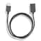 Cuifati Bracelet Watch Charger 1 Meter Long Wristband Charger Portable USB Charging Cable Rubber TPE Soft Wire USB Charger Adapter for Smart Bracelet 4 1m328ft Black