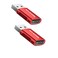 Ansumg Data Blocker USB A USB C Data Blocker for iphone15 16 and Any USB C Mobile Phone Charge Protect Against Juice Jacking Refuse Hacking Only Charging Red