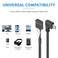 Duttek USB Header to Micro USB Cable 90 Degree Right Angled Micro USB Male to 9 Pin Motherboard Female Dupont Extended Cable 2 Pack 165Ft50cm