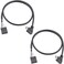Duttek USB Header to Micro USB Cable 90 Degree Right Angled Micro USB Male to 9 Pin Motherboard Female Dupont Extended Cable 2 Pack 165Ft50cm