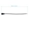 ELNONE 2PCS 03M1FT USB 20 Female Pigtail 2 Wire 20AWG USB DC Pigtail DIY Power Cable 5V 5A with 2Position Spring Wire Connector for USB Installed