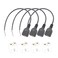 ELNONE Short Charging USB 2 Wire Pigtail Cable 4 Pack 12 Inch 30cm 22AWG 3A Black USB Female 2 Wire Power Cable Pigtail Cord Connectors with Quick Wire Cable Connector