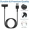 EXMRAT for Fitbit Inspire Charger Replacement Charging Cable Cord for Fitbit Inspire Inspire HR Fitness Tracker Black