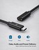 Faracent USB C Extension Cable 20Gbps240W43FT13M USB 32 Type C 31 Male to Female Extension Charging Sync for iPhone Pixel PSVR2 MacBook Air ProNew iPad Dell XPS Surface BookBlack