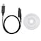Tosuny Genuine HT1250 USB Programming Cable for Walkie Talkie Compatible with PRO5150 GP328 GP340 MTX450