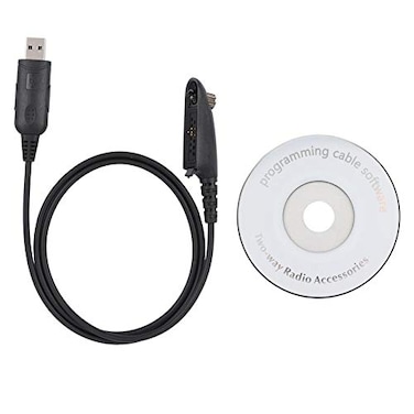 Tosuny Genuine HT1250 USB Programming Cable for Walkie Talkie Compatible with PRO5150 GP328 GP340 MTX450