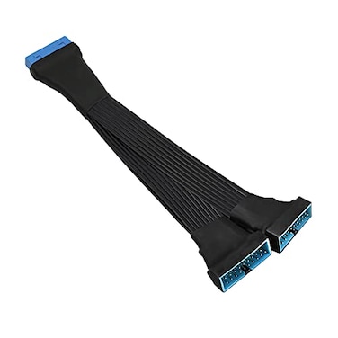 GINTOOYUN USB 30 Header Extension Cable 1920 Pin 1 to 2 Y Splitter Internal Extension Adapter DIY59 inch