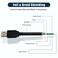 Inovat Replacement 10FT USB A Male to B Male Cable Cord Data Transfer Host Cable Cord for Silhouette Cameo Electronic Cutting Tool Machin
