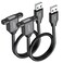 JUXINICE 2Pack USB20 Male to Female Extension Cable with Ears can be Fixed Various ChassisCabinetsPanels USB Extender WScrew nut for USB Panel Mount USB20 15FT