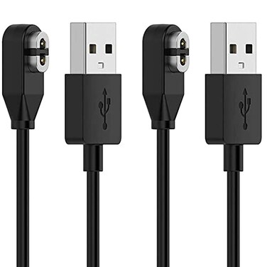 Kissmart Charging Cable for Shokz Headphones Magnetic Charger for Shokz OpenRun Pro OpenRun Mini Afteshokz Aeropex AS800 OpenComm Bone Conduction Headphones 2Pack 33ft1m