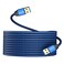 LDKCOK USB to USB Cable 15FT Durable Braided USB 30 Male to Male Type A to Type A Data Transfer Cable Compatible with Hard Drive Laptop DVD Player TV USB Hub Monitor Camera SetTop Box