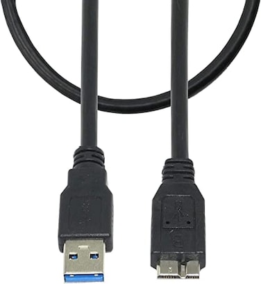 Master Cables High Grade USB 30 Cable Compatible with Western DigitalWDSeagateClickfreeToshibaSamsung Portable Hard Drive USB 30 AMicroB Cable