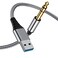 NCGGY USB to 635mm 14 inch TRS Audio Stereo Cable 66FTUSBA to 635mm Quarter inch Aux Jack Stereo Cable for Laptop WindowsAmplifier Mixer Home Theater Speaker ect