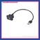 OCESTORE USB Port Panel Extension Cable Adapter Compatible with Camry RAV4 Corolla Highlander Bully Vios ALTIS USB Port Cable Car Dash Flush Mount 35 24mm