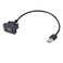 OCESTORE USB Port Panel Extension Cable Adapter Compatible with Camry RAV4 Corolla Highlander Bully Vios ALTIS USB Port Cable Car Dash Flush Mount 35 24mm