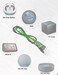 PDEEY USB Charger Cord Replacement for Alexa Echo Dot 3rd Gen Dot 5th Generation Dot 4th Gen ChargerNOT for Echo 4th Gen 5V to 12V Set Up Charging Cable 3 FT