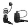 QIANRENON 90 Micro USB Panel Flush Mount Waterproof Extension Cable Micro USB 5 Pin Right Angle Male to Female Connector for Fixied on Dashboard of CarBoatMotorcycle28cm11in Right Bend