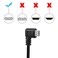 QIANRENON 90 Micro USB Panel Flush Mount Waterproof Extension Cable Micro USB 5 Pin Right Angle Male to Female Connector for Fixied on Dashboard of CarBoatMotorcycle28cm11in Right Bend