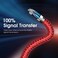 ROFICORD USB 30 Male to Male Cable USB A to USB A High Speed Data Cord Compatible with Hard Disk DriveLaptop CoolerSettop BoxDVD PlayerTVCamera and More 1 FT Red