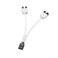 SSSUWP Motherboard USB20 9pin to Dual 9pin Extension Cable White