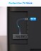 SUNGUY Short 6inch Micro USB Cables 3Pcs 05FT Android Charger Fast Charging Data Cord Compatible with Galaxy S6 S7 Edge Charging Station TV Stick PS4 Chromecast Android Phone Black