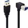 Traovien USB 30 Printer Cable USB 30 Type A Male to Type B Male Plug 90 Degree High Speed PrinterMonitorExternal Hard DriversScanner 50cm15Ft 30 A to B Right Angle