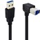 Traovien USB 30 Printer Cable USB 30 Type A Male to Type B Male Plug 90 Degree High Speed PrinterMonitorExternal Hard DriversScanner 50cm15Ft 30 A to B Right Angle