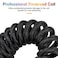 Twozoh USB C Keyboard Coiled Cable Braided Detachable Aviator Double Sleeve Type C Mechanical Keyboard Cable White