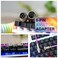 Twozoh USB C Keyboard Coiled Cable Braided Detachable Aviator Double Sleeve Type C Mechanical Keyboard Cable White