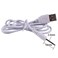 usangreen USB to 25mm DC Barrel Jack Power Charge Cable with 2 Poles Adapter 18mm for Electronic Device