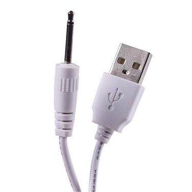 usangreen USB to 25mm DC Barrel Jack Power Charge Cable with 2 Poles Adapter 18mm for Electronic Device