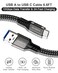 Aoybevty USB A to USB C Cable 66ft 10Gbps Data Transfer and 60W 3A Fast Charging Cable USB C 3132 Cable for Android Auto Samsung S21S20S10Note 20 iPad Pro Sony XZ LG Other TypeC Devices