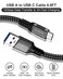 Aoybevty USB A to USB C Cable 66ft 10Gbps Data Transfer and 60W 3A Fast Charging Cable USB C 3132 Cable for Android Auto Samsung S21S20S10Note 20 iPad Pro Sony XZ LG Other TypeC Devices