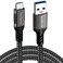 Aoybevty USB A to USB C Cable 66ft 10Gbps Data Transfer and 60W 3A Fast Charging Cable USB C 3132 Cable for Android Auto Samsung S21S20S10Note 20 iPad Pro Sony XZ LG Other TypeC Devices