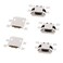 uxcell 5 Pcs Mini Micro USB Type B Female Solder Plug Socket 180 Degree 5Pin SMT Jack Connector Repair Replacement