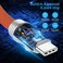 WLGQ Geek Industrial Style Handmade Custom USB C to C PD100W SkinFriendly Liquid Silicone Material Fast Charging Cable USBC Interface Device Universal Charging Cable Orange 33Ft