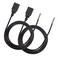 XMSJSIY USB 20 Female Pigtail Cable Extension Power Cable 22AWG 5V 3A USB A Socket to 2 Pin Bare Wire Open End Connector for DIY2 Pcs 1M