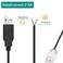 XMSJSIY USB 20 Male Bare Cable Pigtail Open End Extension Cables 5V 3A Power Charge Wires DIY Connector Replacement Cable Cord 18AWG 2pcs 1M