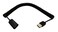 zdyCGTime 10FT25M Spiral Coiled USB 20 Male to Female Data Sync Charge Cable Black